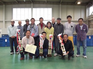 新潟県錦鯉愛好会の表彰式