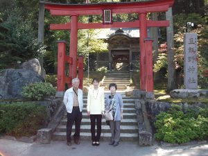 両親と旦飯野神社を参拝しました