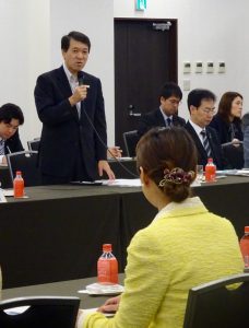 朝８時から、都内で開催された新潟県の政策説明会に出席しました。 