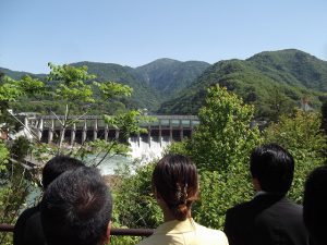 水力発電を目的とした鹿瀬ダム