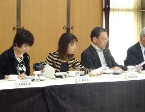 日弁連との懇談会に出席