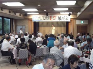青野寛一新潟市議講演会の納涼会にて、ご挨拶をさせて頂きました。