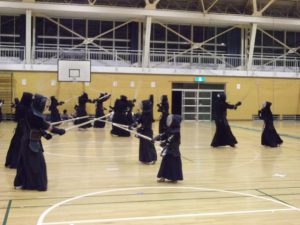 日本武道館で行われる全日本少年少女剣道錬成大会の壮行会に参加しました。