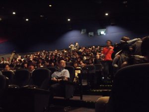 上映会には、たくさんの方がいらっしゃってました。