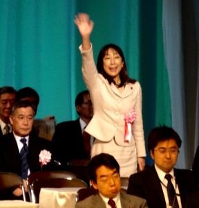 NHKホールで開かれた商工会全国大会に出席。
