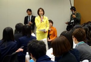 東日本大震災子ども支援意見交換会での挨拶。