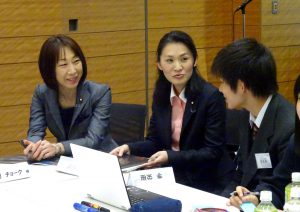 NPO法人僕らの一歩が日本を変える。主催「高校生100人×国会議員」。私は2020年オリンピックパラリンピックコースに参加し、高校生と意見交換しました。
