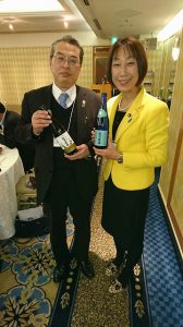 越乃寒梅の蔵元、石本酒造の取締役杜氏、竹内さんです。日本酒への想い、情熱が伝わってきました。