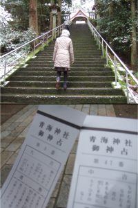 青海神社へ初詣に出かけました。